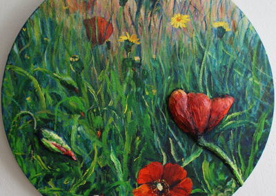 Mohnblumensommer (Reliefbild)