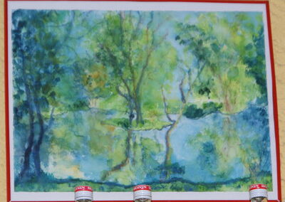 Hochwasser (Aquarell)
