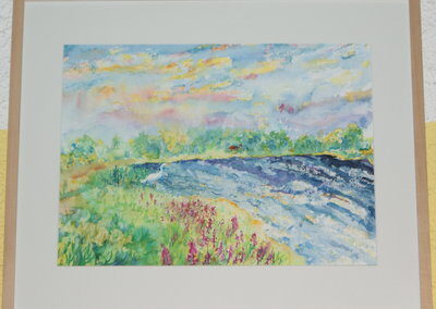 Am See (Aquarell)