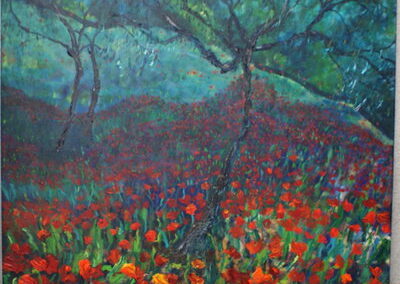 Oliven und Mohn II